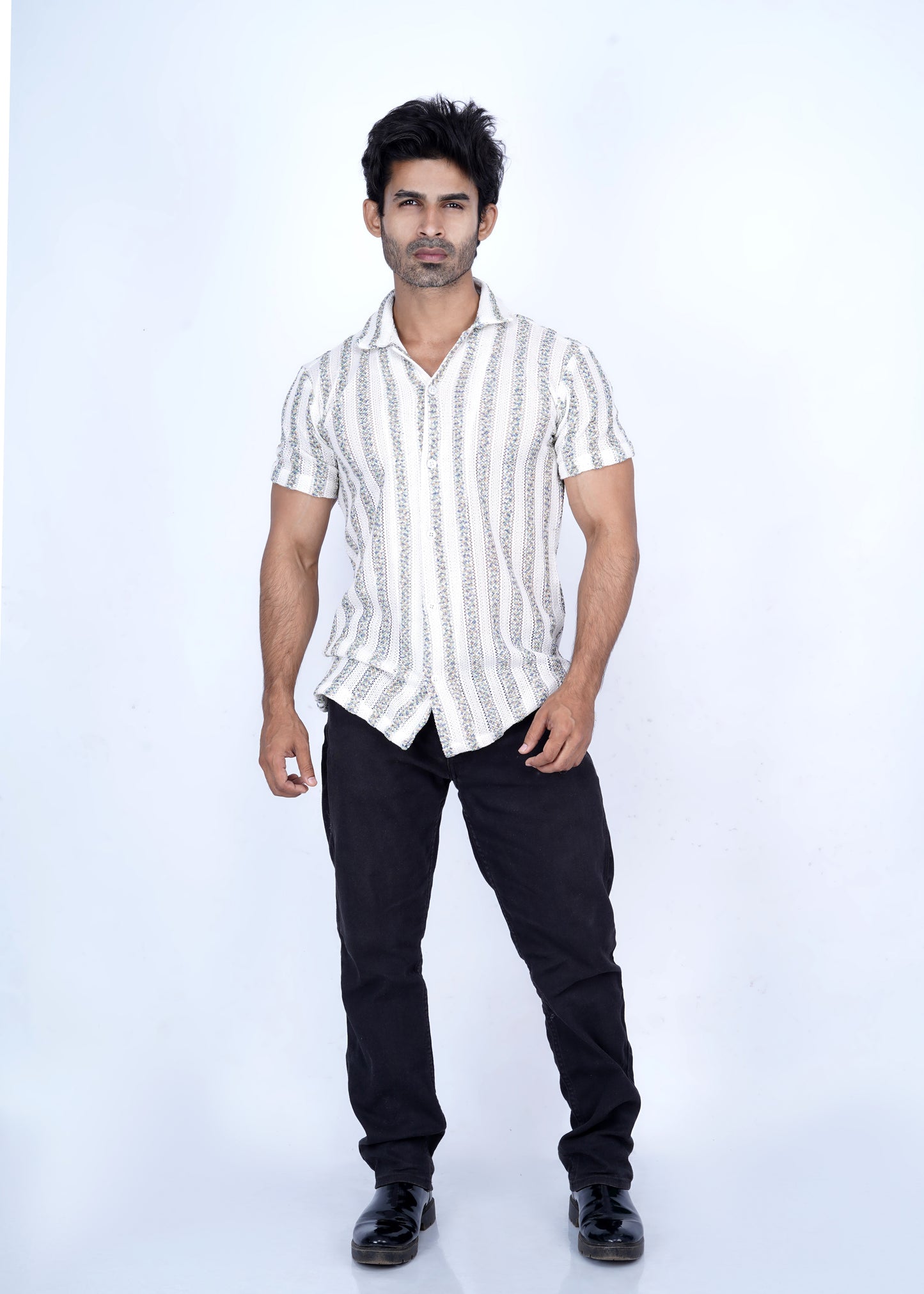 ✨ Start Imported Texture Shirt - Khaki