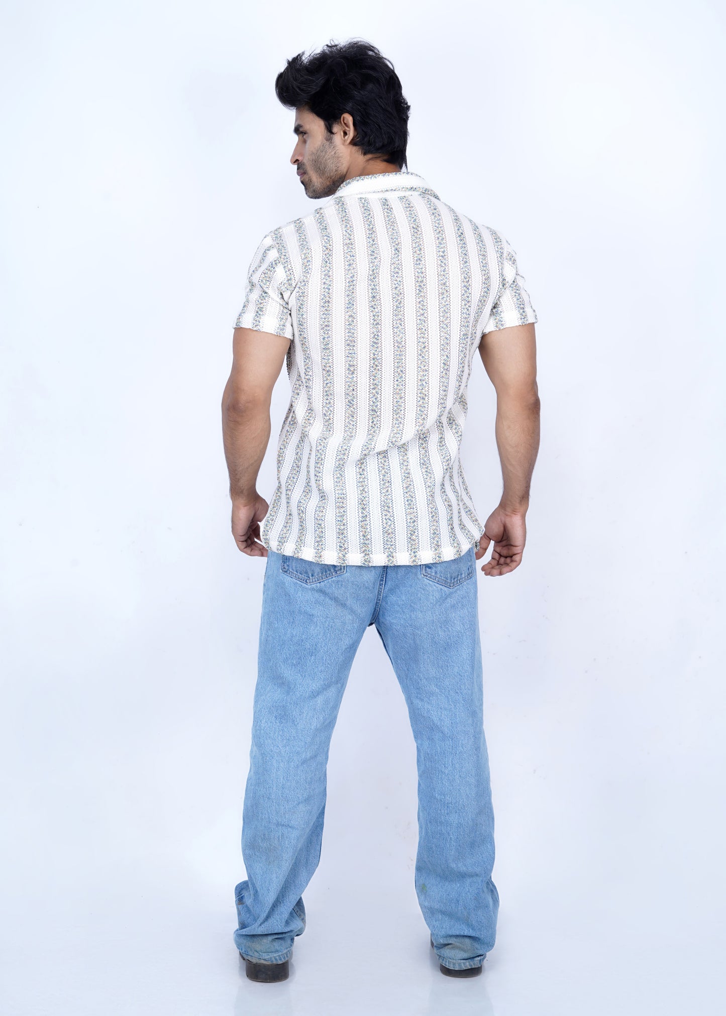 ✨ Start Imported Texture Shirt - Beige